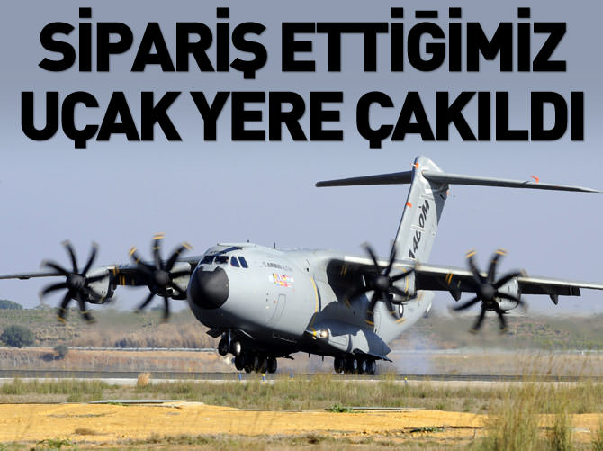 Sipariş ettiğimiz uçak yere çakıldı
