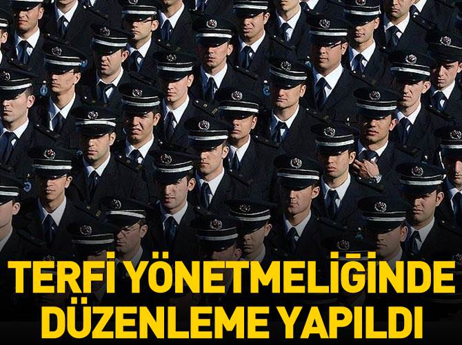 Emniyetin terfi yönetmeliğinde düzenleme