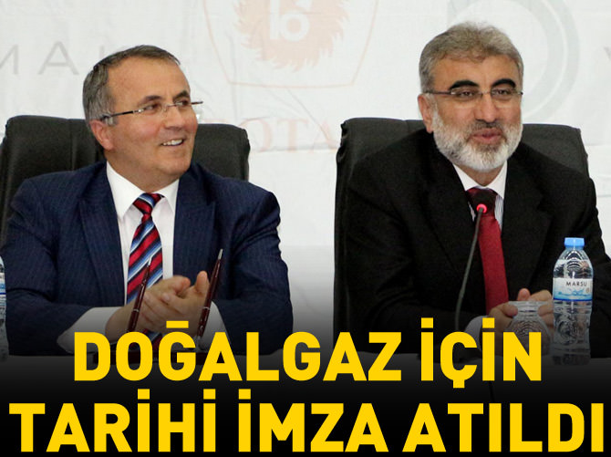 Doğalgaz için tarihi imza atıldı