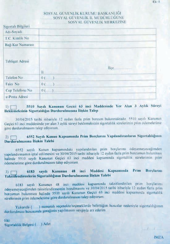 Dilekçe yaz, borcundan kurtul