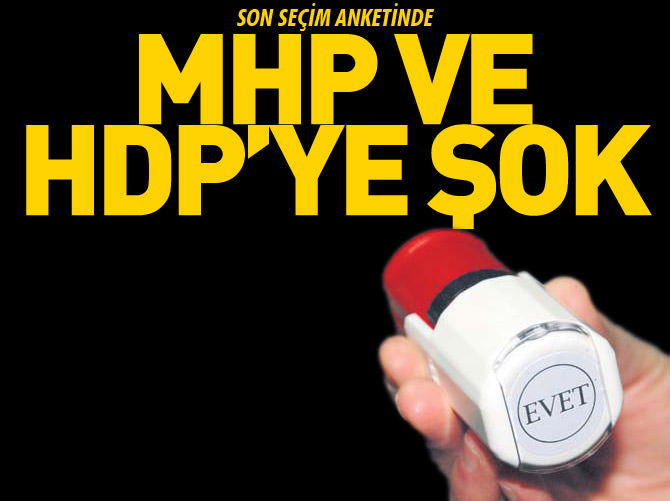 Son ankette MHP ve HDP'ye şok