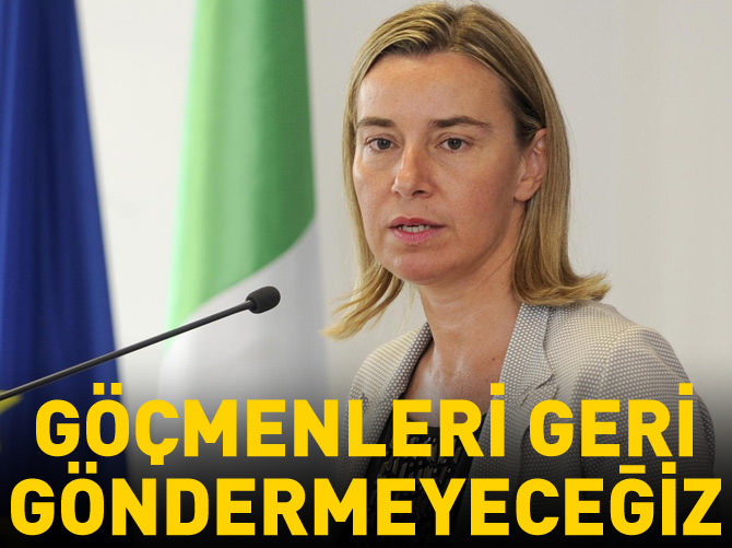 'Denizde kurtarılanları geri göndermeyeceğiz'