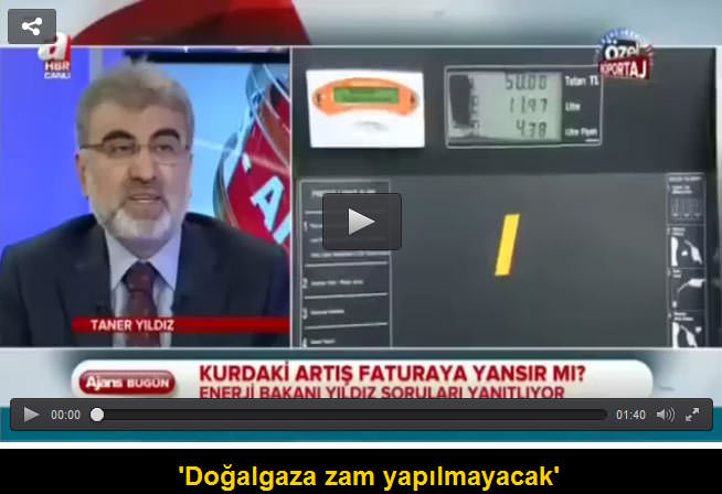 ’Doğalgaza zam yapılmayacak’