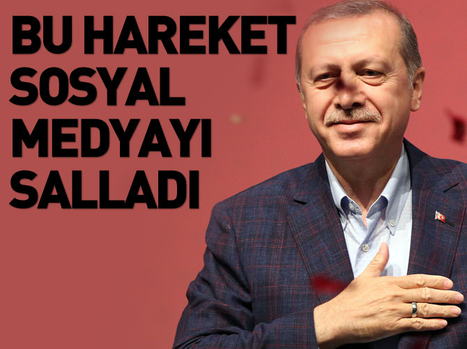 Bu hareket sosyal medyayı salladı
