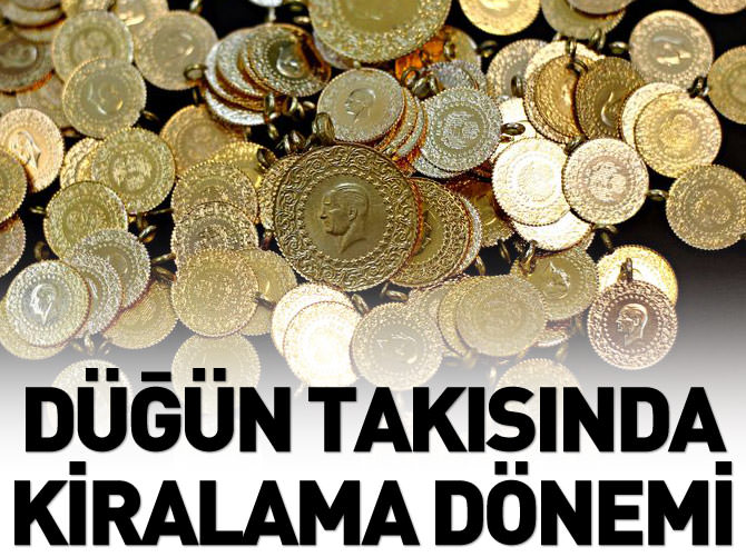 Düğün takısında kiralama dönemi
