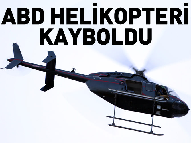 Nepal'e giden ABD helikopteri kayboldu