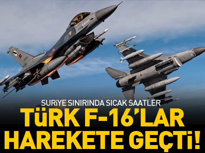 Suriye sınırında hava hareketliliği