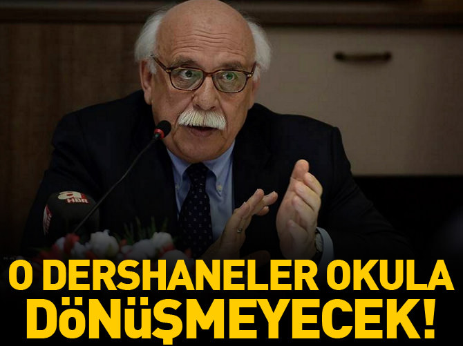 Paralel dershanelere dönüşüm izni yok
