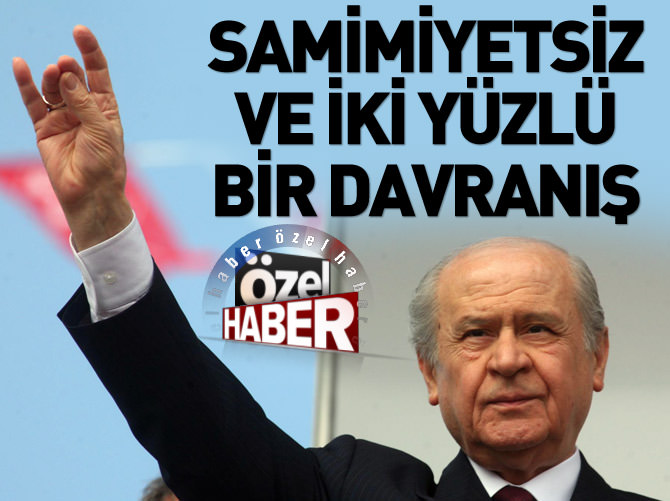 Süleyman Soylu: Bahçeli'ninki samimiyetsiz ve iki yüzlü bir davranıştır