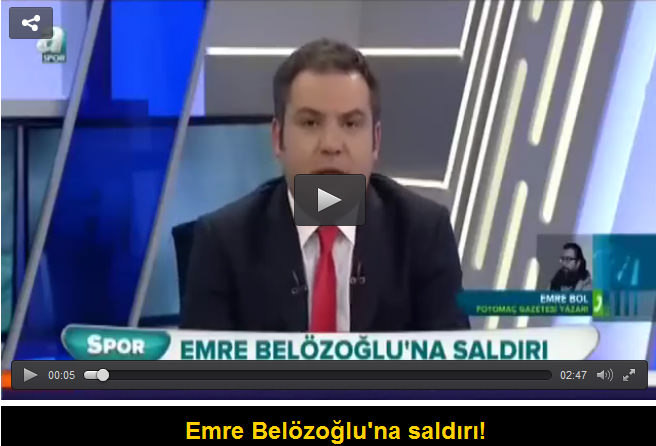 Emre Belözoğlu’na saldırı
