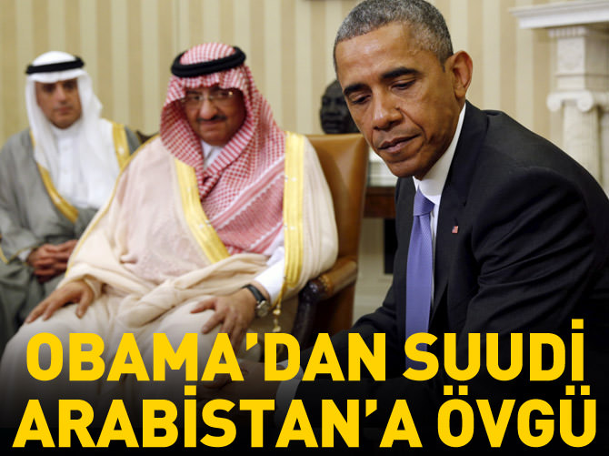 Obama'dan Suudi Arabistan'a övgü