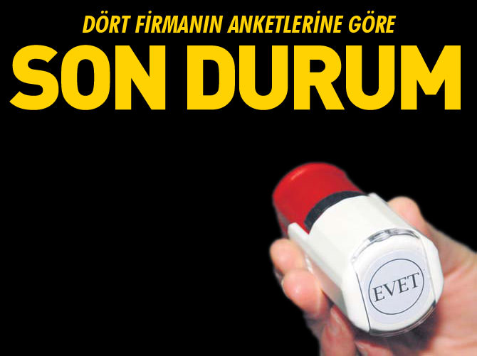 Dört firmanın anketlerine göre son tablo