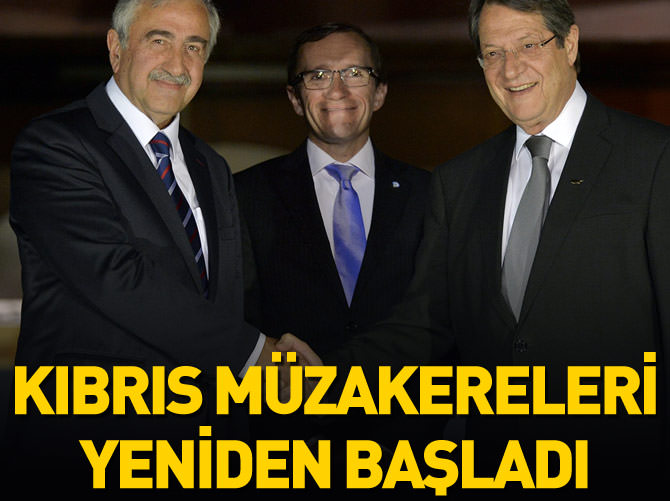 Kıbrıs müzakereleri yeniden başladı