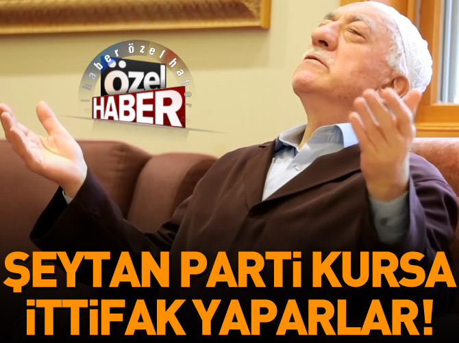 Şeytan parti kursa, ittifak yaparlar!