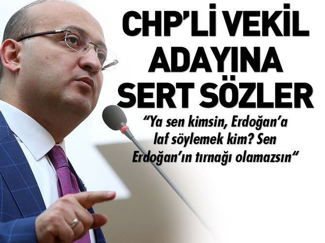 Başbakan Yardımcısı Akdoğan: ''Sen, Erdoğan'ın tırnağı olamazsın"