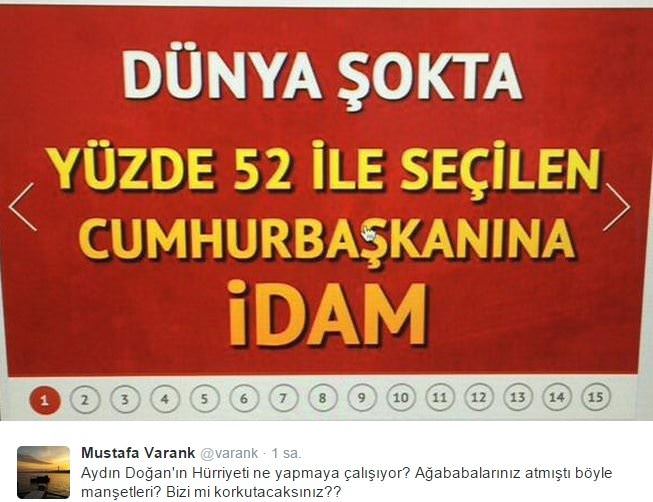 Davutoğlu’ndan çirkin manşete sert tepki