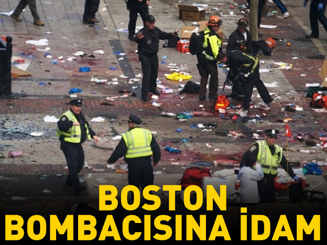 Boston bombacısına idam cezası