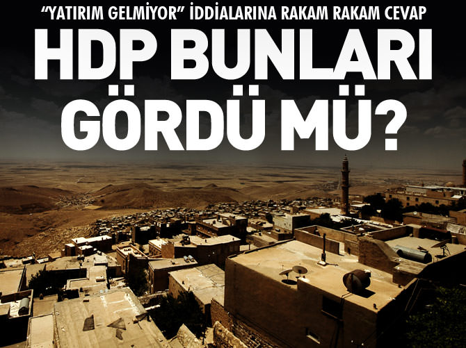 HDP'nin propagandasına rakam rakam cevap