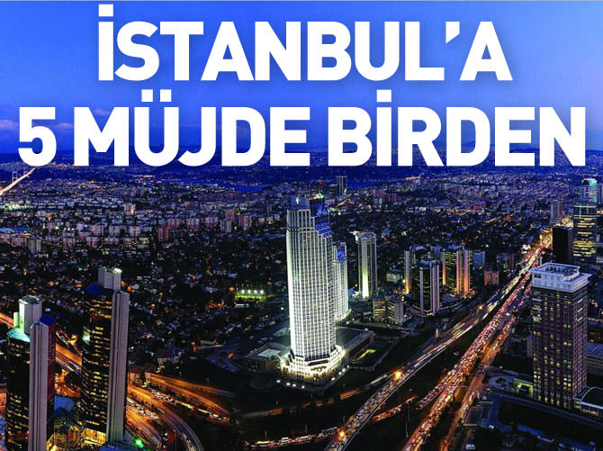 İstanbul'a 5 yeni metro hattı müjdesi