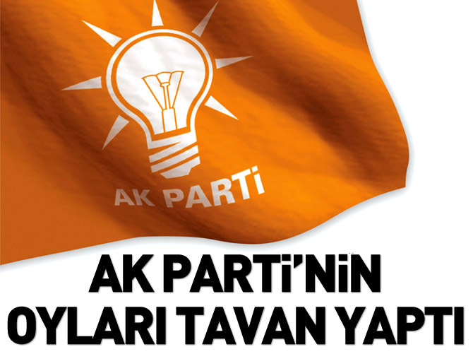 AK Parti'nin oyları tavan yaptı