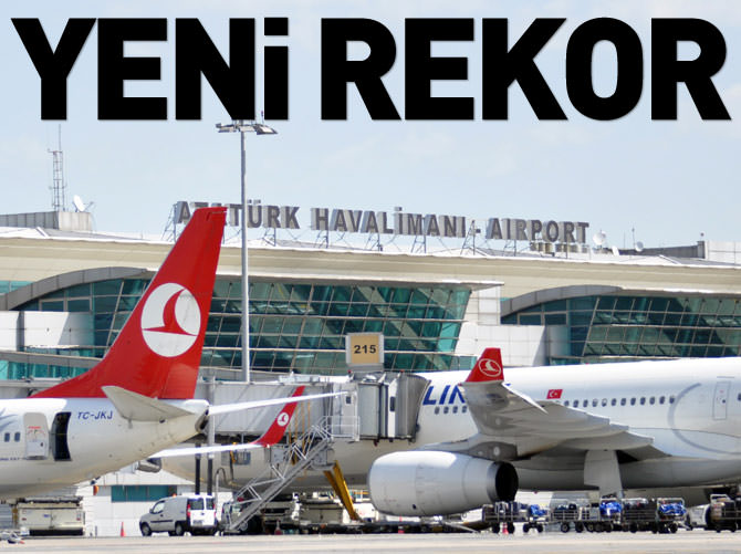 Atatürk Havalimanı’nda yeni rekor