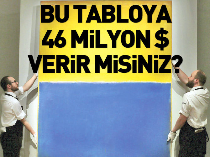 Sadece 2 rengi var fiyatı 46 milyon $