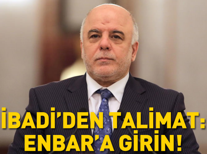 İbadi'den Şii güçlere "Enbar'a girin" talimatı