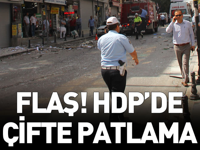HDP Mersin İl Başkanlığı ve Seyhan İlçe Başkanlığında patlama