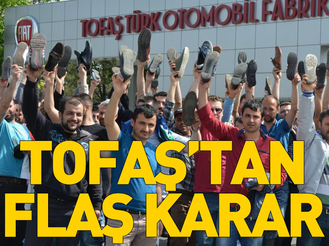 TOFAŞ üretime ara verdi