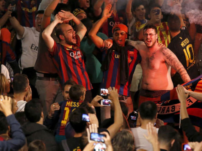 Barcelona sabahlara kadar eğlendi