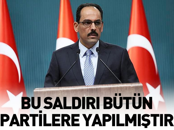 'Bu saldırıları en şiddetli şekilde kınıyoruz'