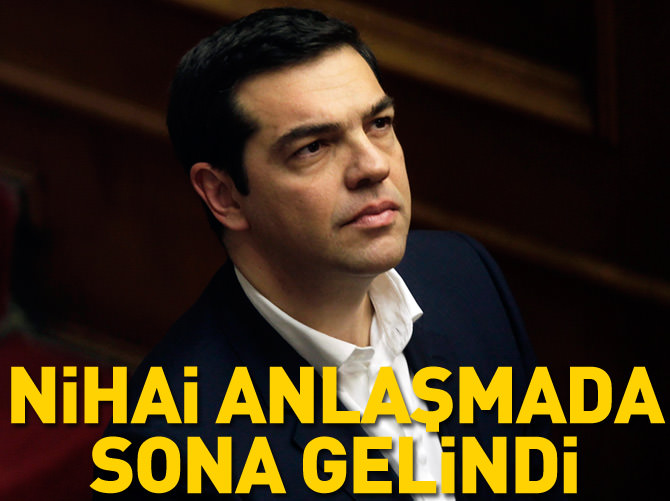 'Nihai anlaşma için son aşamaya geldik'