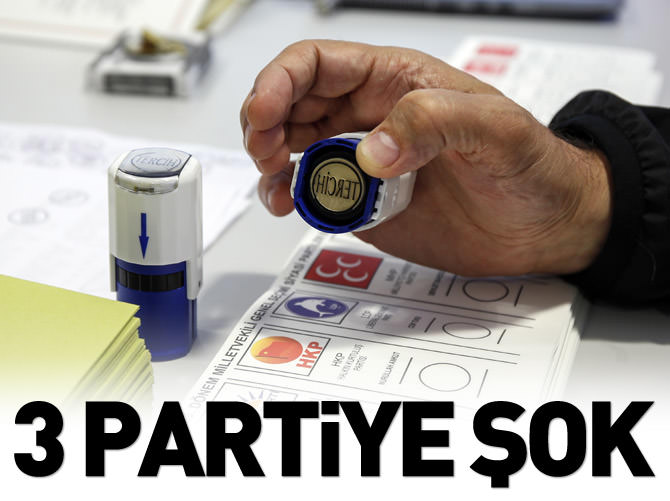 3 partiye kötü haber!