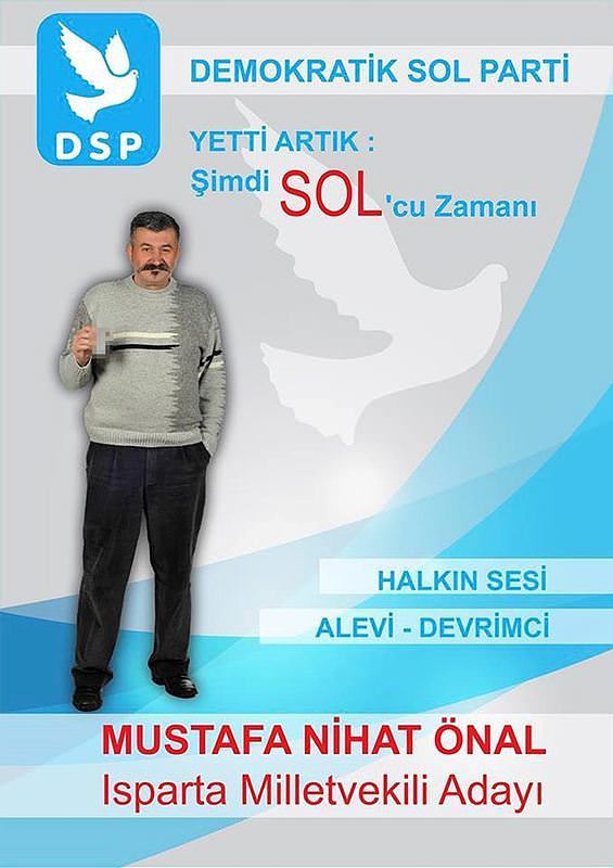 Rakı kadehli seçim afişi! - 1