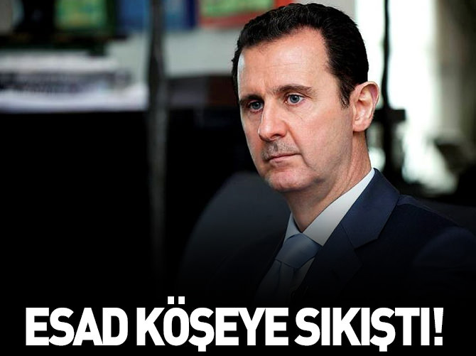 Esad köşeye sıkıştı