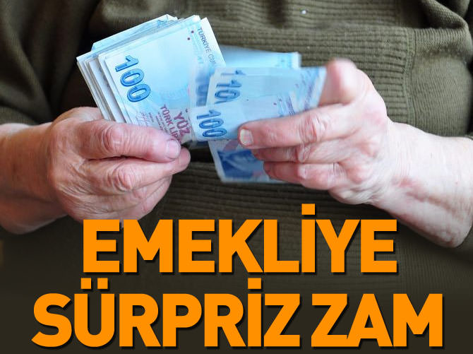Emekliye sürpriz zam