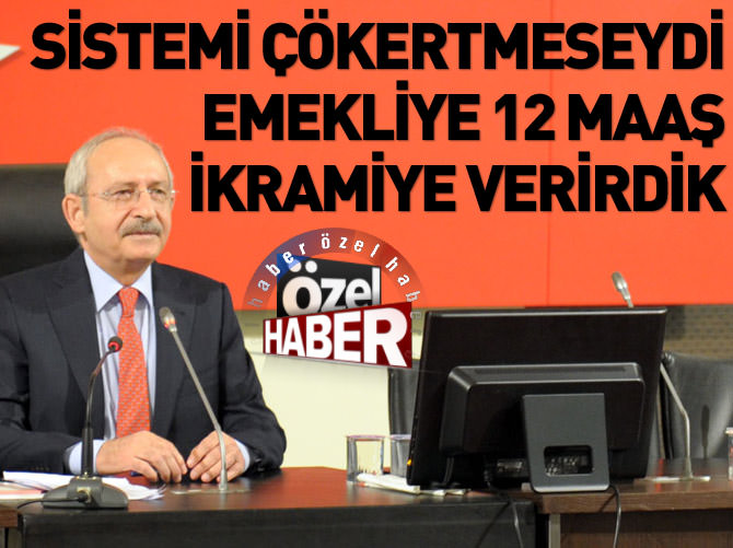 "Kılıçdaroğlu sistemi çökertmeseydi 12 ikramiye verirdik"