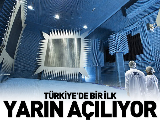 Türkiye'nin ilk uydu merkezi yarın açılıyor