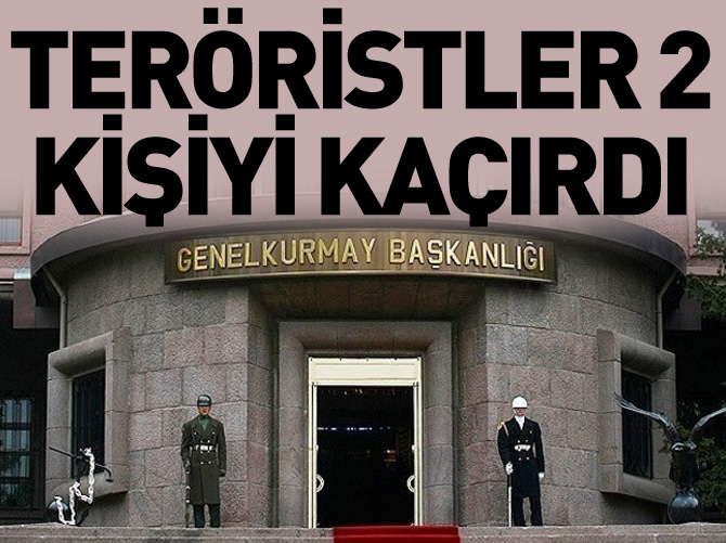 Muş'ta teröristler iki kişiyi kaçırdı