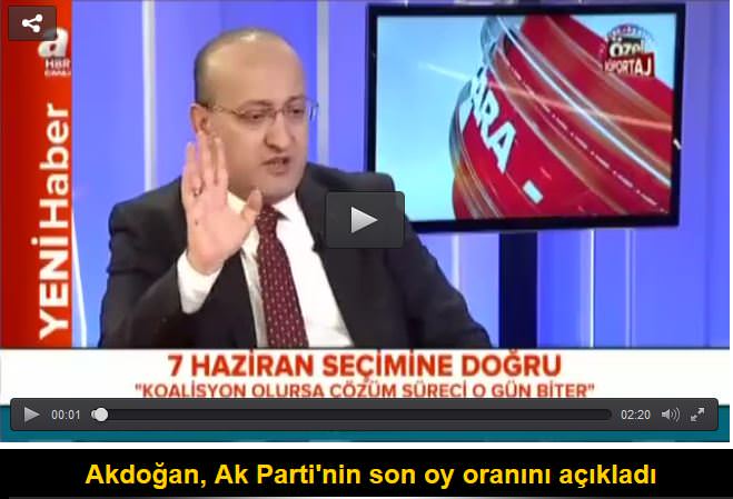 Akdoğan, Ak Parti'nin son oy oranını açıkladı - 2