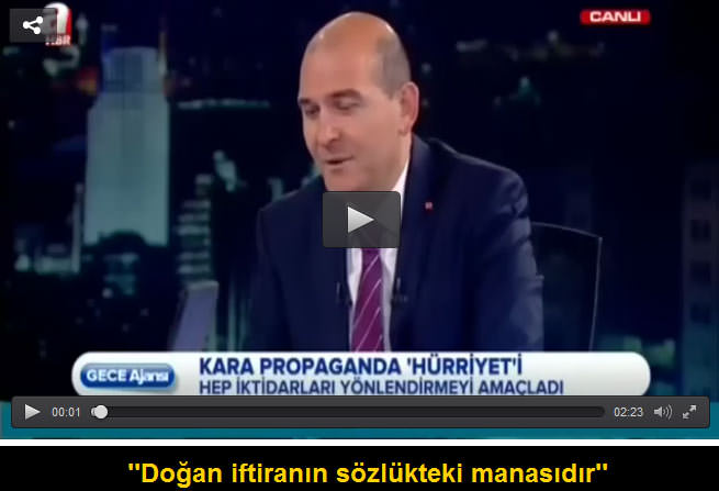 ’’Doğan iftiranın sözlükteki manasıdır’’