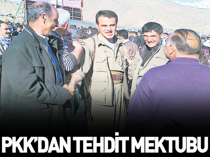 PKK'dan seçmene tehdit mektubu!