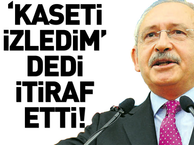 "Görüntüleri izledim" dedi, itiraf etti!