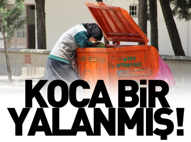 "Çöpten yiyen Suriyeli kadın" yalan çıktı