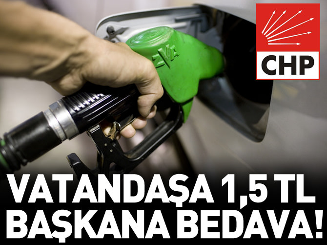 Vatandaşa 1.5 lira CHP'li başkana bedava