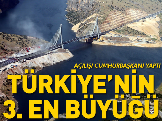 Cumhurbaşkanı Erdoğan Nissibi Köprüsü'nü açtı