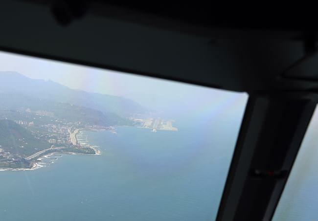 Davutoğlu Ordu-Giresun Havalimanı’na böyle geldi