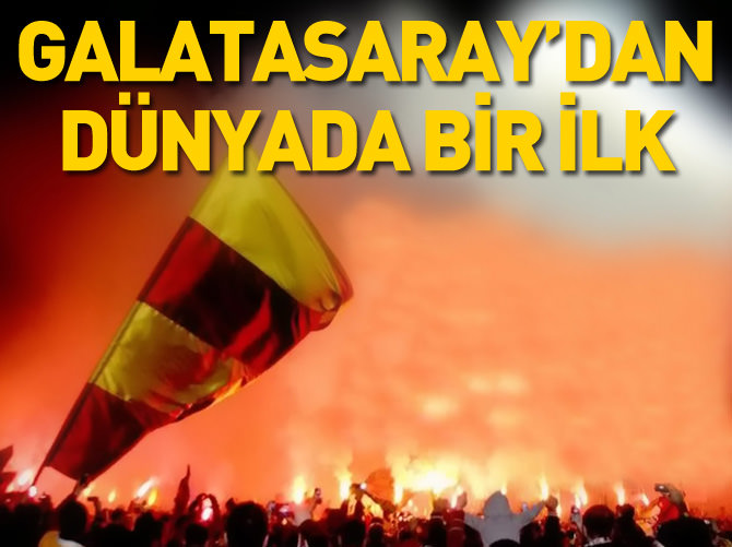 Galatasaray tribünleri bir ilke hazırlanıyor
