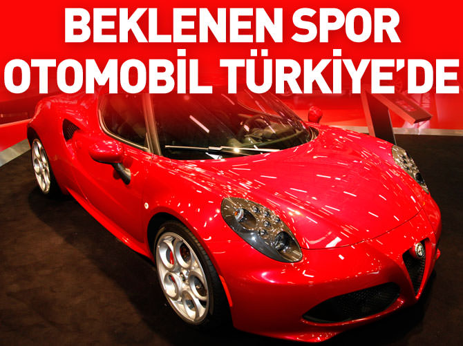Alfa Romeo 4C Spider Türkiye’de!