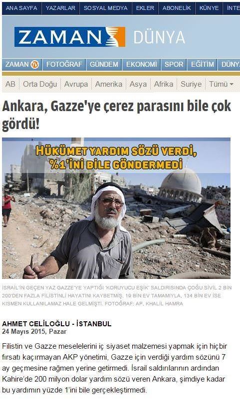 Zaman’dan ’Gazze’ için algı operasyonu